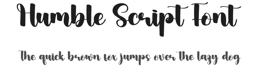 Humble Script Font by creativeletter — Script Handwritten Font