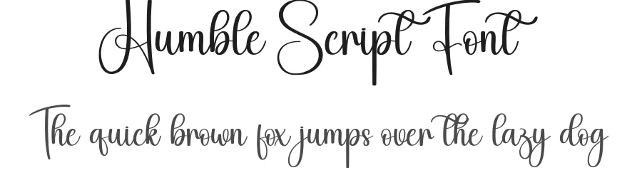 Humble Script Font by creativeletter — Script Handwritten Font