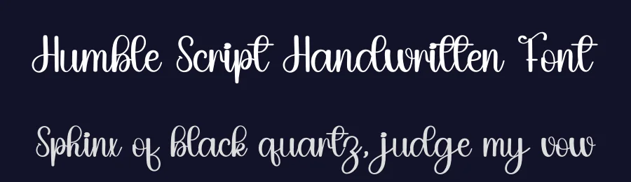Humble Script Handwritten Font by inermediaSTUDIO — Script Handwritten Font — thumbnail 2