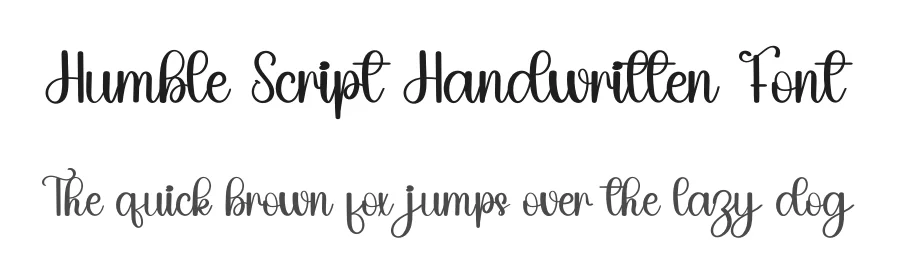 Humble Script Handwritten Font by inermediaSTUDIO — Script Handwritten Font