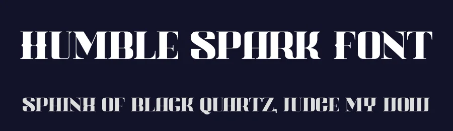 Humble Spark Font by Rismatype — Display Font — thumbnail 2