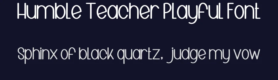 Humble Teacher Playful Font by inermediaSTUDIO — Display Font — thumbnail 2