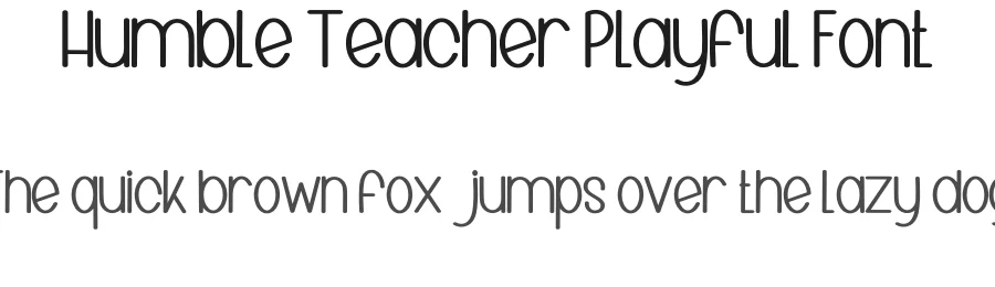 Humble Teacher Playful Font by inermediaSTUDIO — Display Font