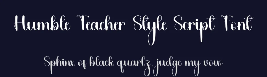 Humble Teacher Style Script Font by freshtypeink — Script Handwritten Font — thumbnail 2