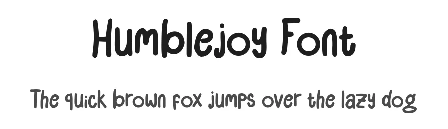 Humblejoy Font by Aksapix_Type — Display Font