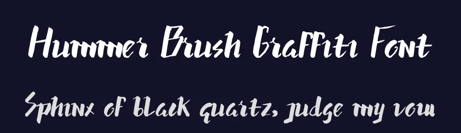 Hummer Brush Graffiti Font by edricstudio — Decorative Font — thumbnail 2