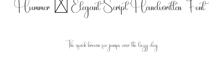 Hummer – Elegant Script Handwritten Font by freshtypeink — Script Handwritten Font