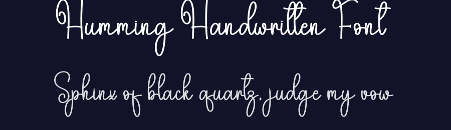 Humming Handwritten Font by andikastudio — Script Handwritten Font — thumbnail 2