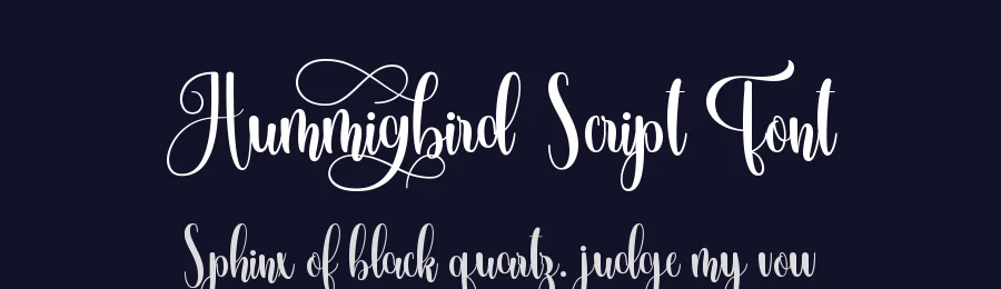 Hummingbird Script Font by FallenGraphic Studio — Script Handwritten Font — thumbnail 2