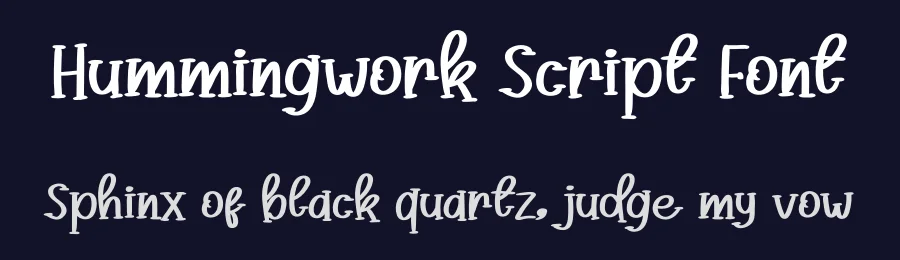 Hummingwork Script Font by andikastudio — Script Handwritten Font — thumbnail 2