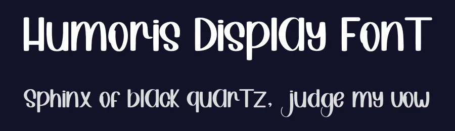 Humoris Display Font by inermediaSTUDIO — Display Font — thumbnail 2