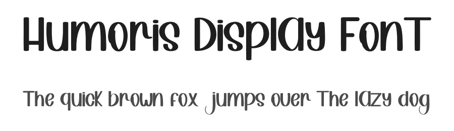 Humoris Display Font by inermediaSTUDIO — Display Font