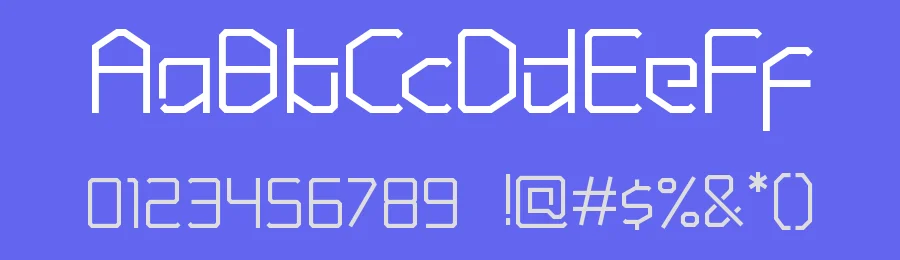 Hundred Wars Cyber Tech Typeface by jetsmax — Sans Serif Font — thumbnail 3