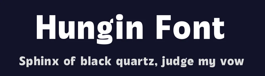 Hungin Font by timelesstype.co — Display Font — thumbnail 2