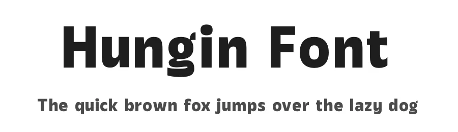 Hungin Font by timelesstype.co — Display Font