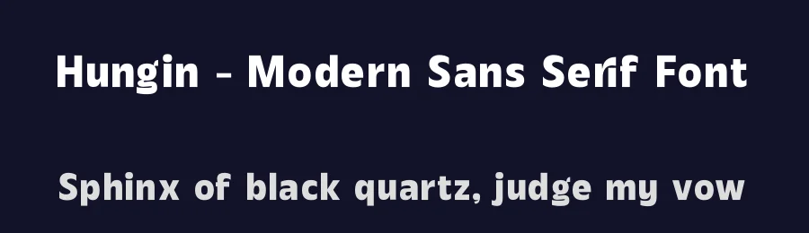 Hungin – Modern Sans Serif Font by timelesstype.co — Display Font — thumbnail 2