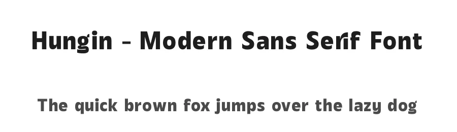 Hungin – Modern Sans Serif Font by timelesstype.co — Display Font