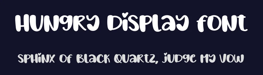 Hungry Display Font by creativeletter — Script Handwritten Font — thumbnail 2