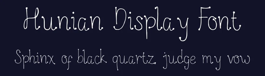 Hunian Display Font by jetsmax — Display Font — thumbnail 2