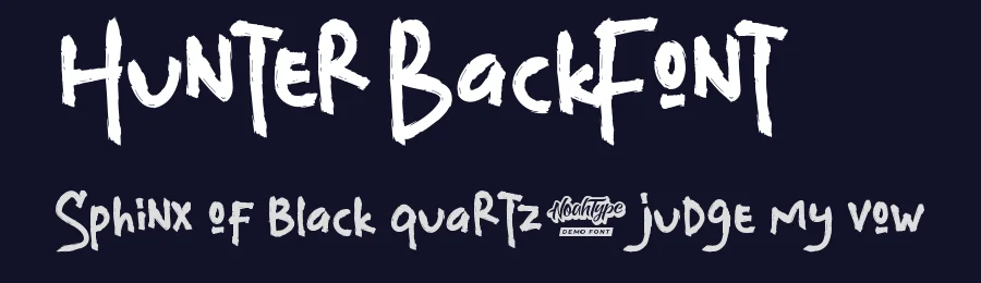 Hunter Back Font by noahtype — Decorative Font — thumbnail 2
