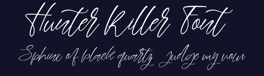 Hunter Killer Font by Permanastudio — Script Handwritten Font — thumbnail 2
