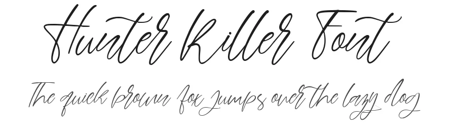 Hunter Killer Font by Permanastudio — Script Handwritten Font