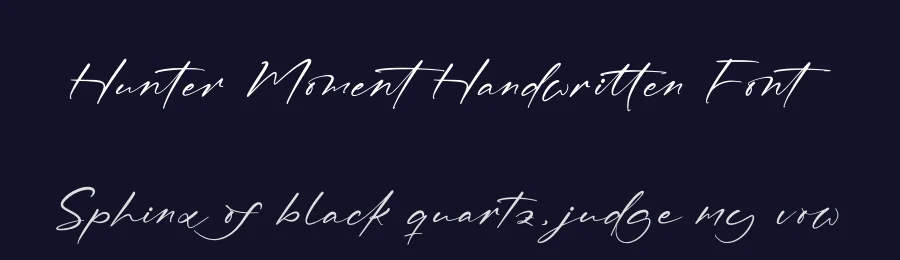 Hunter Moment Handwritten Font by stylishtype.co — Script Handwritten Font — thumbnail 2