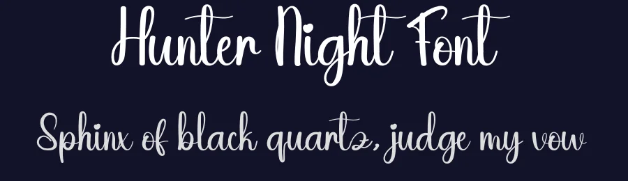 Hunter Night Font by andikastudio — Script Handwritten Font — thumbnail 2