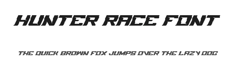 Hunter Race Font by handstype — Display Font