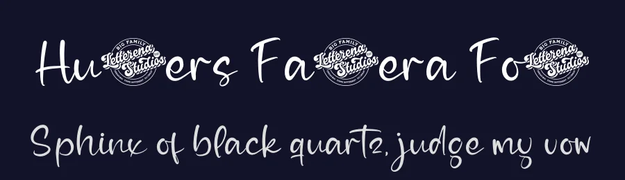 Hunters Fastera Font by letterenastudios — Script Handwritten Font — thumbnail 2