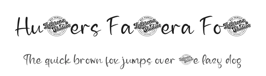 Hunters Fastera Font by letterenastudios — Script Handwritten Font