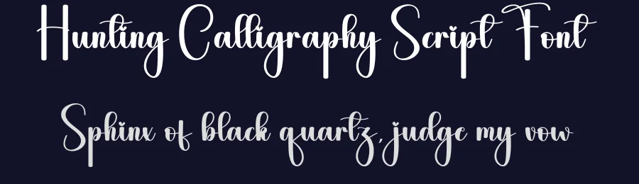 Hunting Calligraphy Script Font by andikastudio — Script Handwritten Font — thumbnail 2