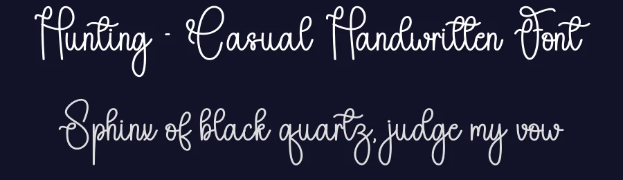 Hunting – Casual Handwritten Font by andikastudio — Script Handwritten Font — thumbnail 2