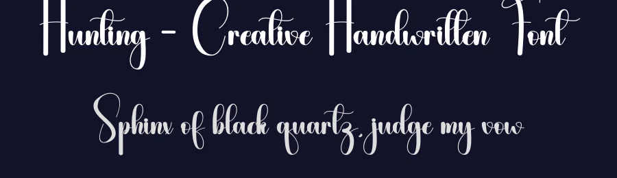 Hunting – Creative Handwritten Font by andikastudio — Script Handwritten Font — thumbnail 2