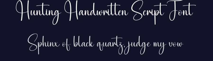 Hunting Handwritten Script Font by creativeletter — Script Handwritten Font — thumbnail 2