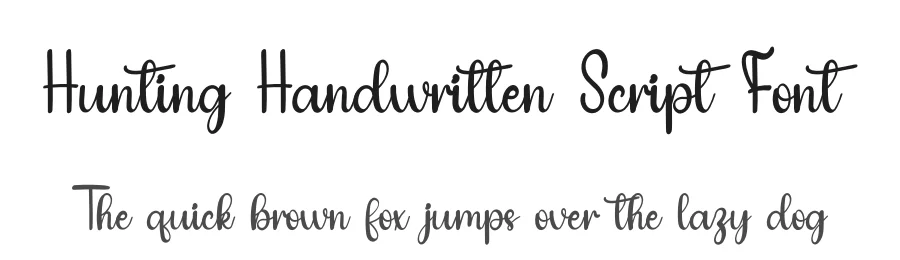 Hunting Handwritten Script Font by inermediaSTUDIO — Script Handwritten Font