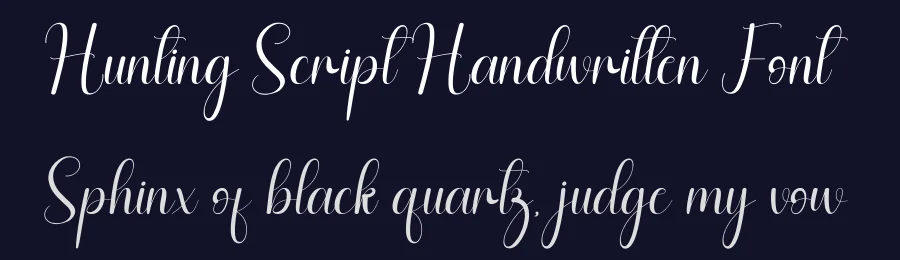 Hunting Script Handwritten Font by andikastudio — Script Handwritten Font — thumbnail 2
