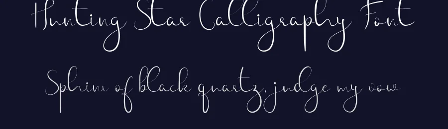 Hunting Star Calligraphy Font by edricstudio — Script Handwritten Font — thumbnail 2