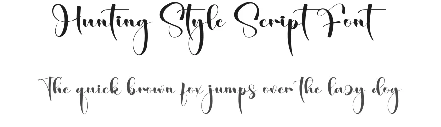 Hunting Style Script Font by creativeletter — Script Handwritten Font