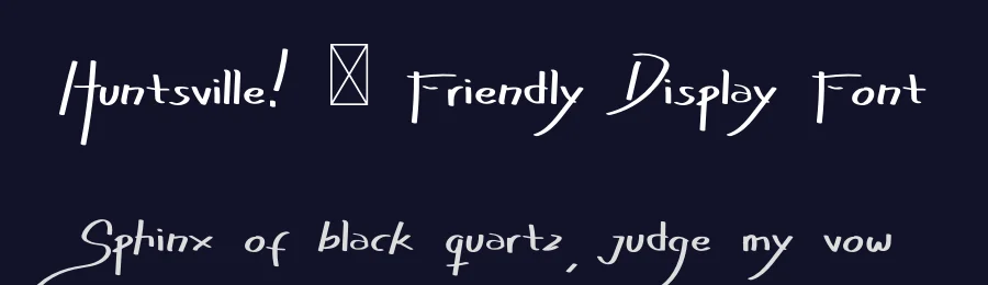 Huntsville! – Friendly Display Font by jetsmax — Script Handwritten Font — thumbnail 2