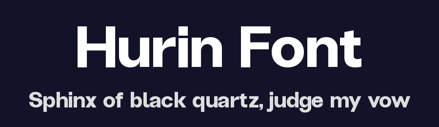 Hurin Font by zeenesia — Sans Serif Font — thumbnail 2