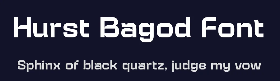 Hurst Bagod Font by timelesstype.co — Display Font — thumbnail 2