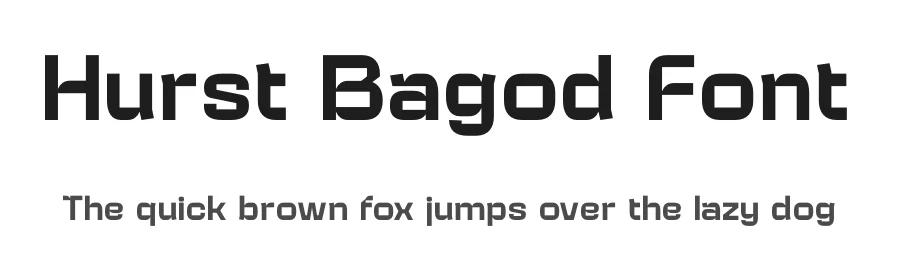 Hurst Bagod Font by timelesstype.co — Display Font