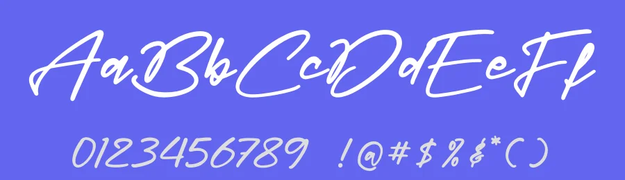 Hursttom Randolph Font by glorytype — Script Handwritten Font — thumbnail 3