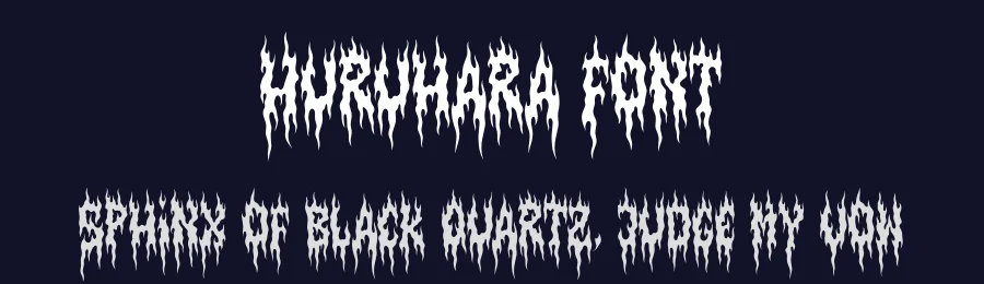 Huruhara Font by Denustudios — Blackletter Font — thumbnail 2
