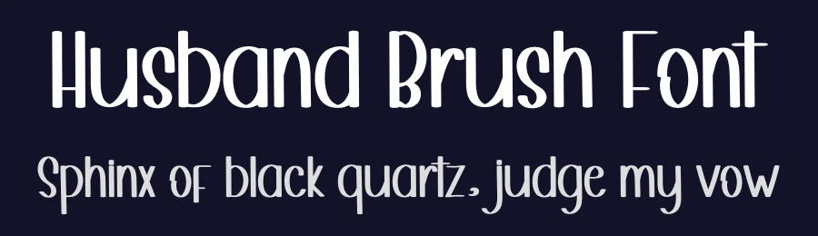 Husband Brush Font by inermediaSTUDIO — Display Font — thumbnail 2