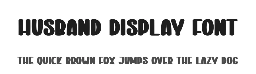 Husband Display Font by andikastudio — Display Font