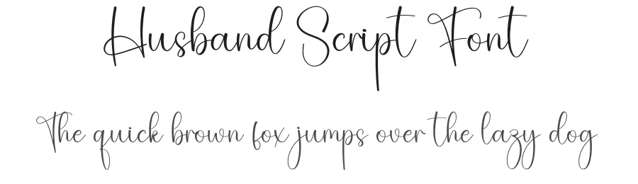 Husband Script Font by Store_07 — Script Handwritten Font