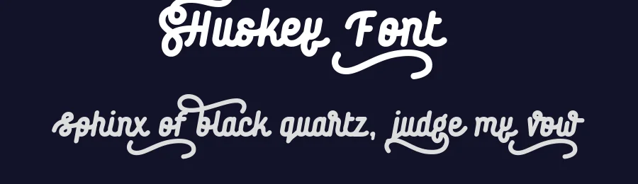Huskey Font by mixjpg — Decorative Font — thumbnail 2