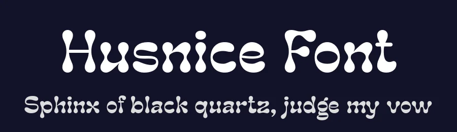 Husnice Font by Dantype — Display Font — thumbnail 2
